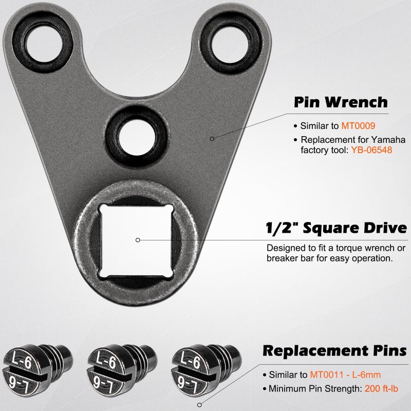 Bonbo Outboard Trim/Tilt Pin Wrench MT0009-35mm x 6mm to Remove Trim/Tilt Caps or Seals on Hydraulic Cylinders, Fits for Showa Yamaha Honda Evinrude Suzuki Johnson Outboards - Image 5